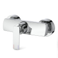 single handle wall mount brass chrome shower head mixer faucets